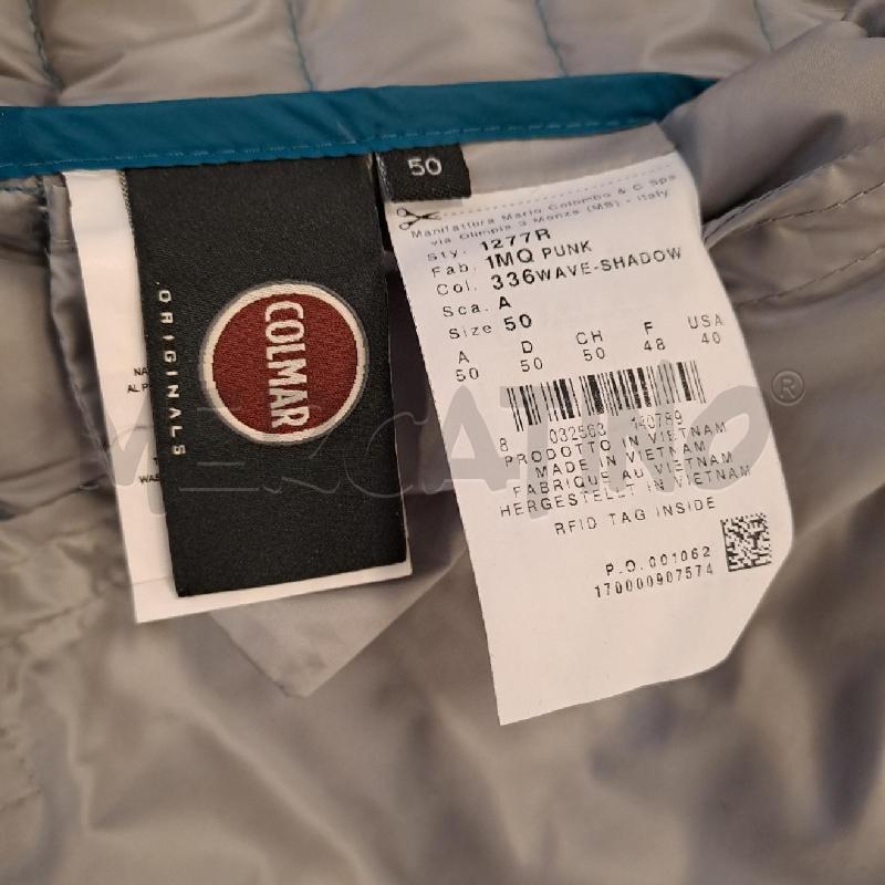 PIUMINO UOMO COLMAR TURCHESE SCURO CON CAPPUCCIO | Mercatino dell'Usato Bologna 5