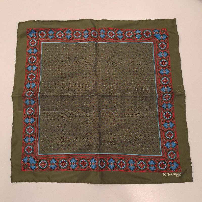 POCHETTE E.MARINELLA VERDE ROSSO AZZURRO SETA | Mercatino dell'Usato Bologna 1