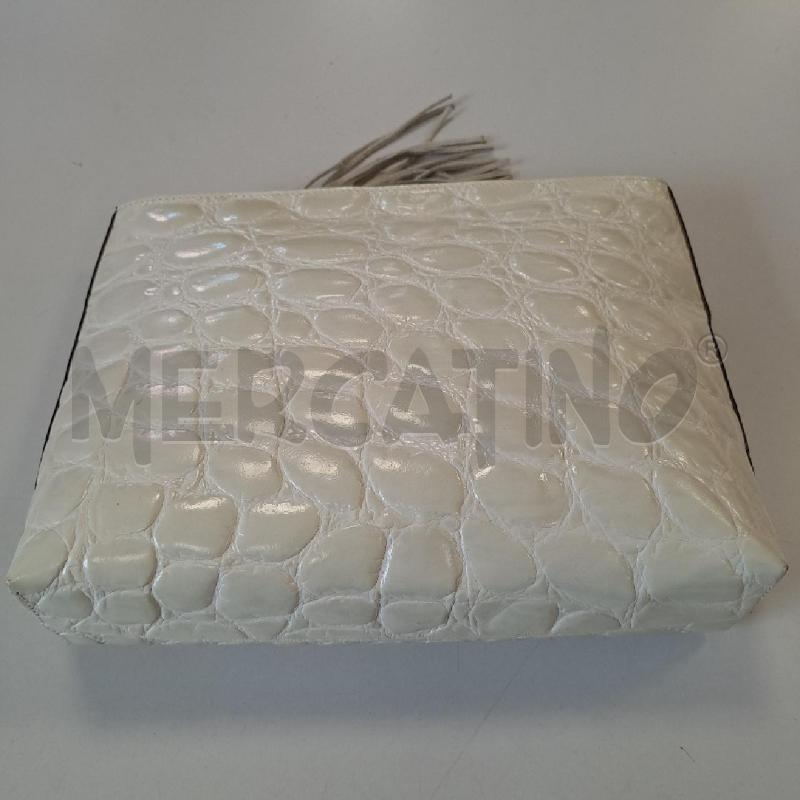 POCHETTE STAMPA COCCO BIANCA | Mercatino dell'Usato Bologna 4
