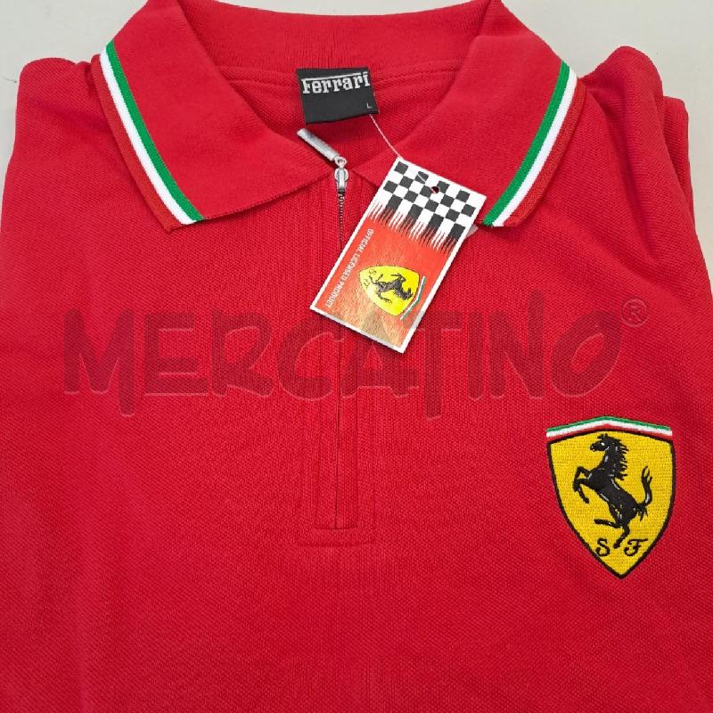 POLO UOMO FERRARI ZIP | Mercatino dell'Usato Bologna 1