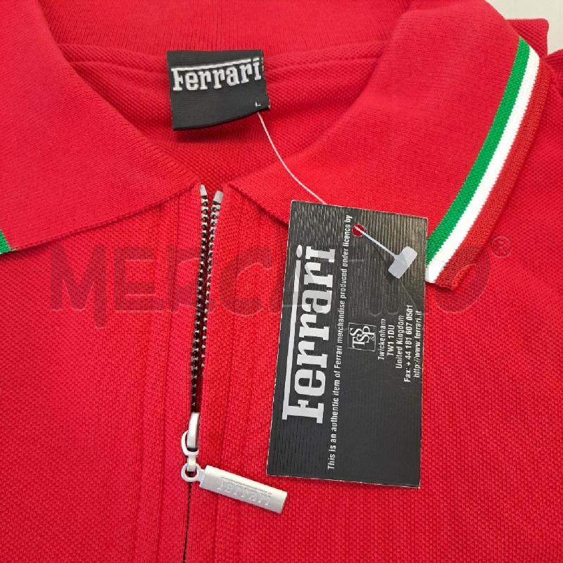 POLO UOMO FERRARI ZIP | Mercatino dell'Usato Bologna 4