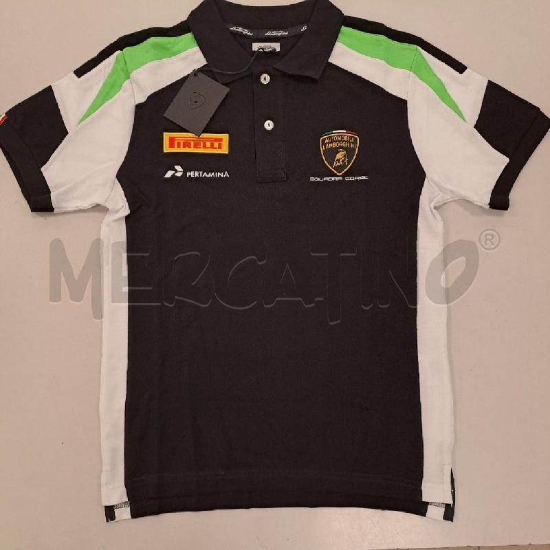 POLO UOMO LAMBORGHINI NERO SQUADRA CORSE | Mercatino dell'Usato Bologna 1