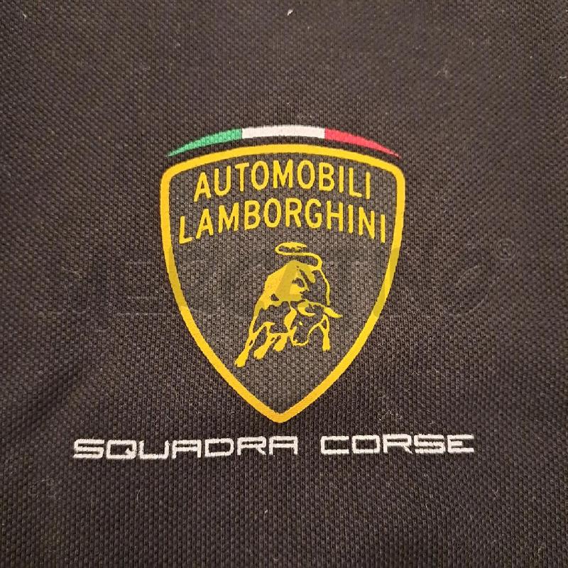 POLO UOMO LAMBORGHINI NERO SQUADRA CORSE | Mercatino dell'Usato Bologna 2