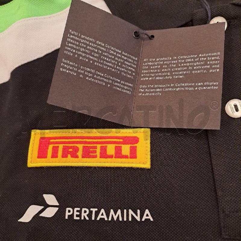 POLO UOMO LAMBORGHINI NERO SQUADRA CORSE | Mercatino dell'Usato Bologna 3