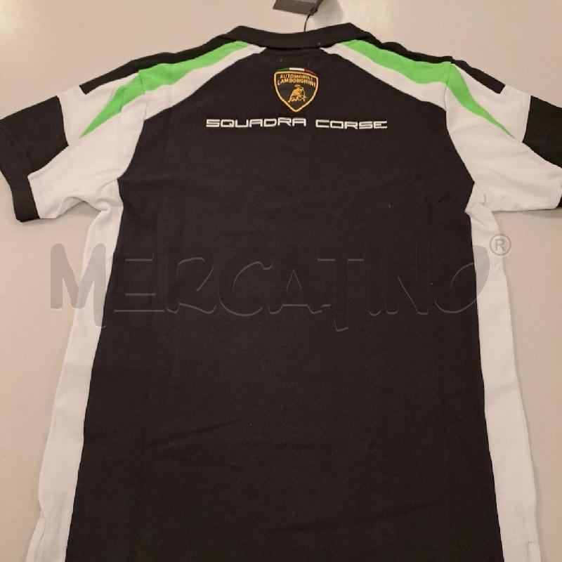 POLO UOMO LAMBORGHINI NERO SQUADRA CORSE | Mercatino dell'Usato Bologna 5