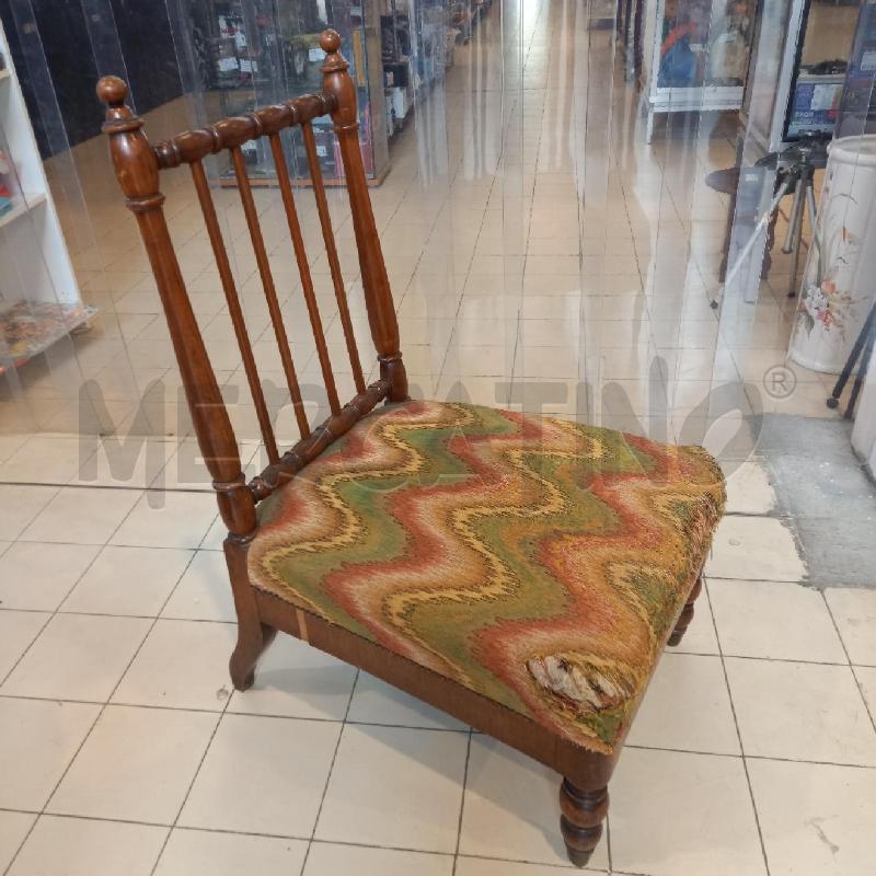 POLTRONCINA CARLO X IN CILIEGIO  | Mercatino dell'Usato Bologna 1