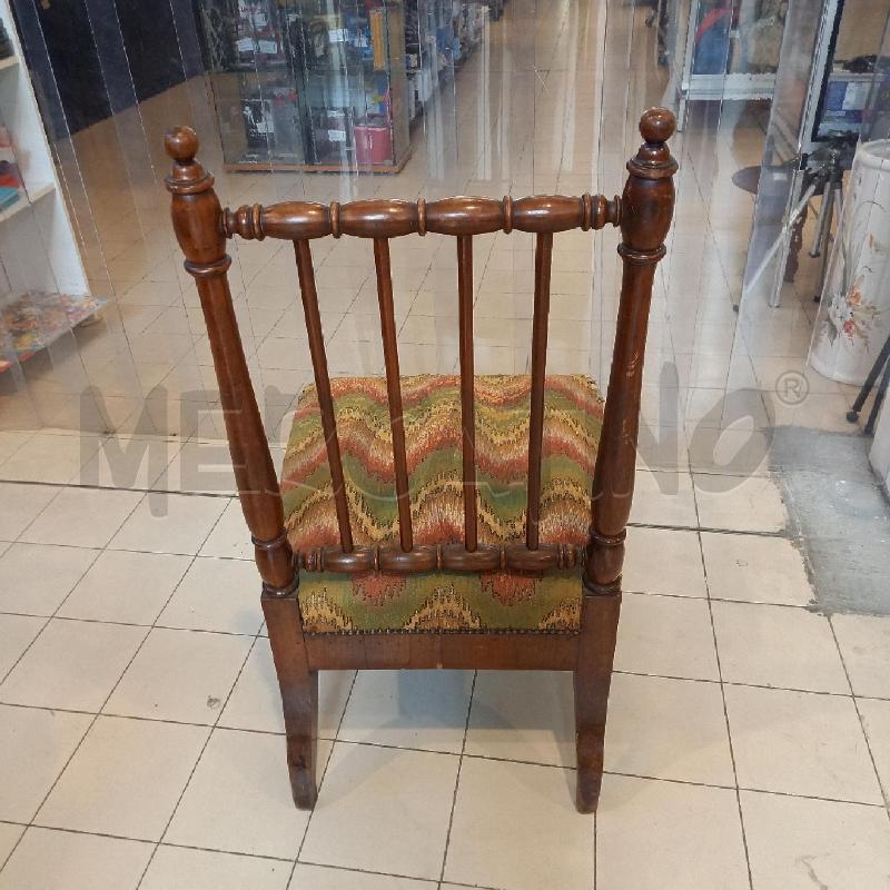 POLTRONCINA CARLO X IN CILIEGIO  | Mercatino dell'Usato Bologna 3