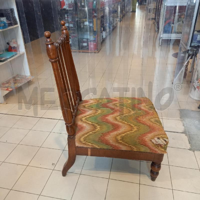 POLTRONCINA CARLO X IN CILIEGIO  | Mercatino dell'Usato Bologna 4