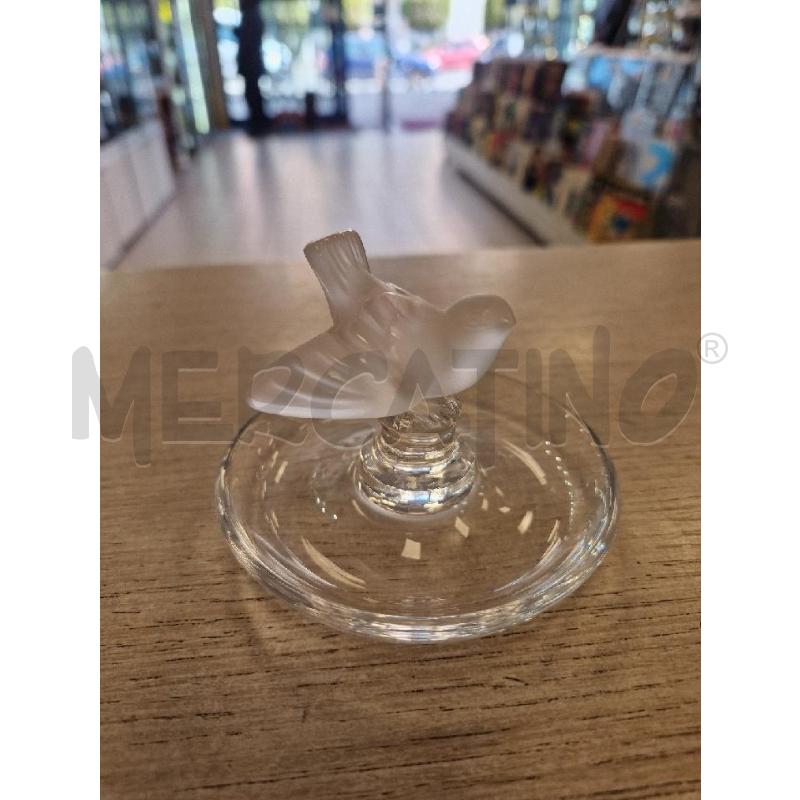 PORTA ANELLO    LALIQUE FRANCE UCCELLINO | Mercatino dell'Usato Bologna 1