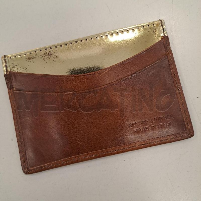 PORTA CARTE PAUL SMITH MARRONE PART DORATO | Mercatino dell'Usato Bologna 2
