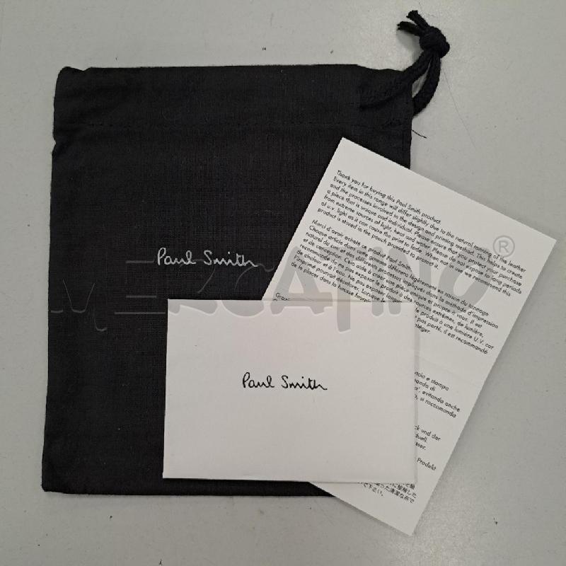 PORTA CARTE PAUL SMITH MARRONE PART DORATO | Mercatino dell'Usato Bologna 3