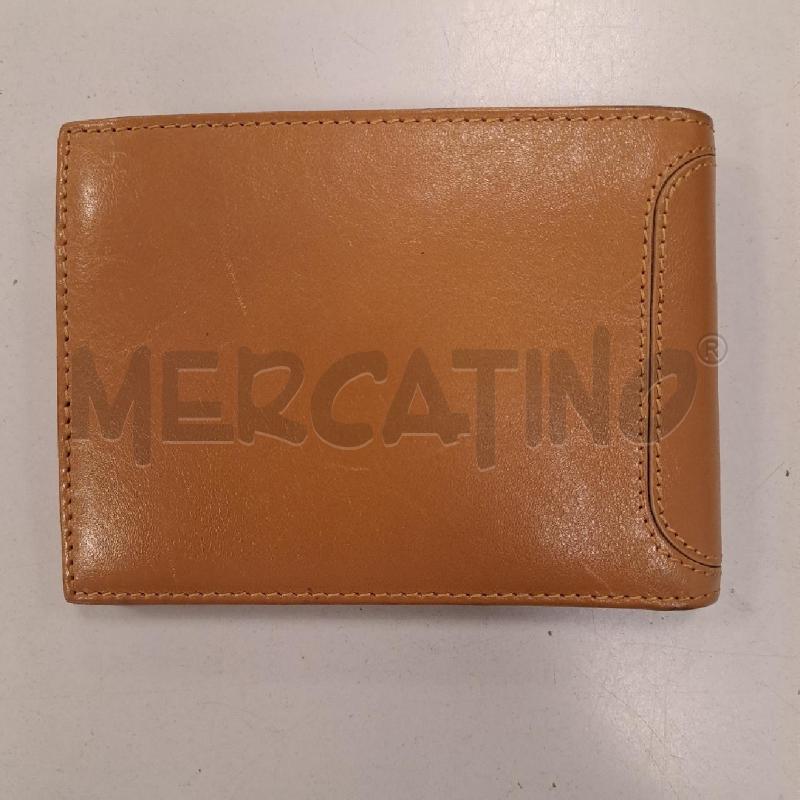 PORTA FOGLIO MISSONI PELLE MARRONE CHIARO | Mercatino dell'Usato Bologna 4
