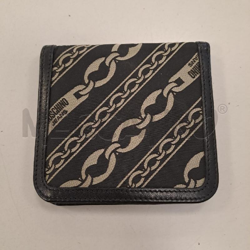PORTA FOGLIO MOSCHINO JEANS NERO | Mercatino dell'Usato Bologna 3