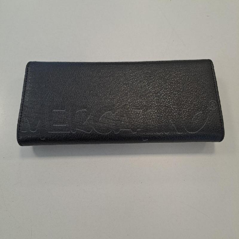 PORTA FOGLIO PELLE TWIN SET NERO LUNGO | Mercatino dell'Usato Bologna 2