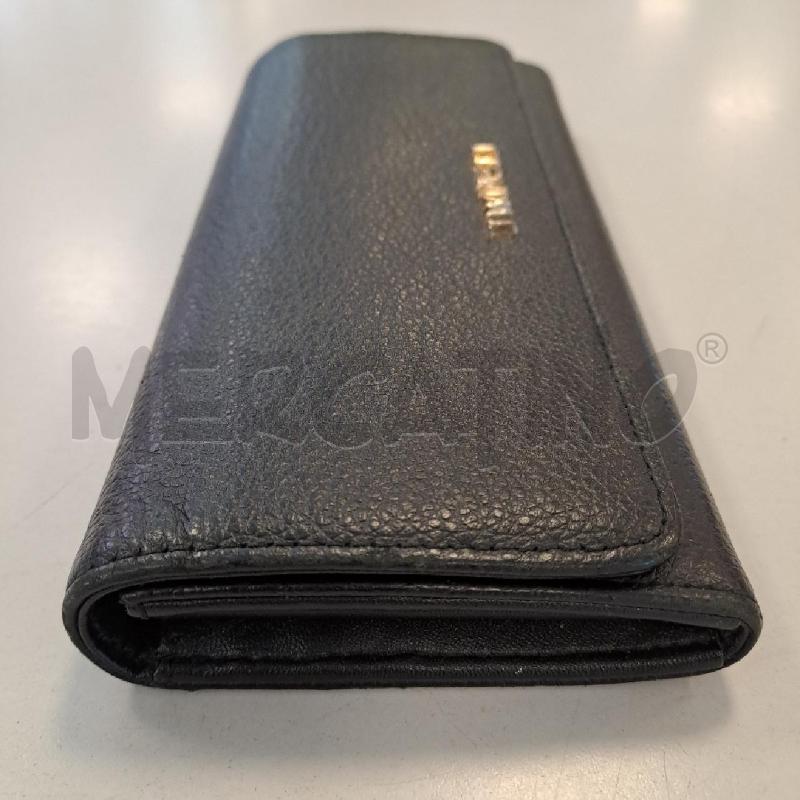 PORTA FOGLIO PELLE TWIN SET NERO LUNGO | Mercatino dell'Usato Bologna 4