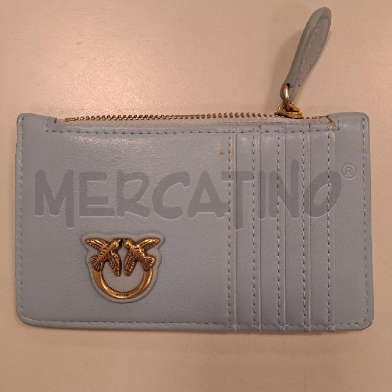 PORTA FOGLIO PORTACARTE PINKO AZZURRO | Mercatino dell'Usato Bologna 1