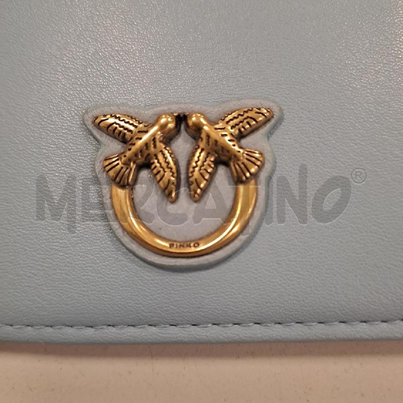 PORTA FOGLIO PORTACARTE PINKO AZZURRO | Mercatino dell'Usato Bologna 3