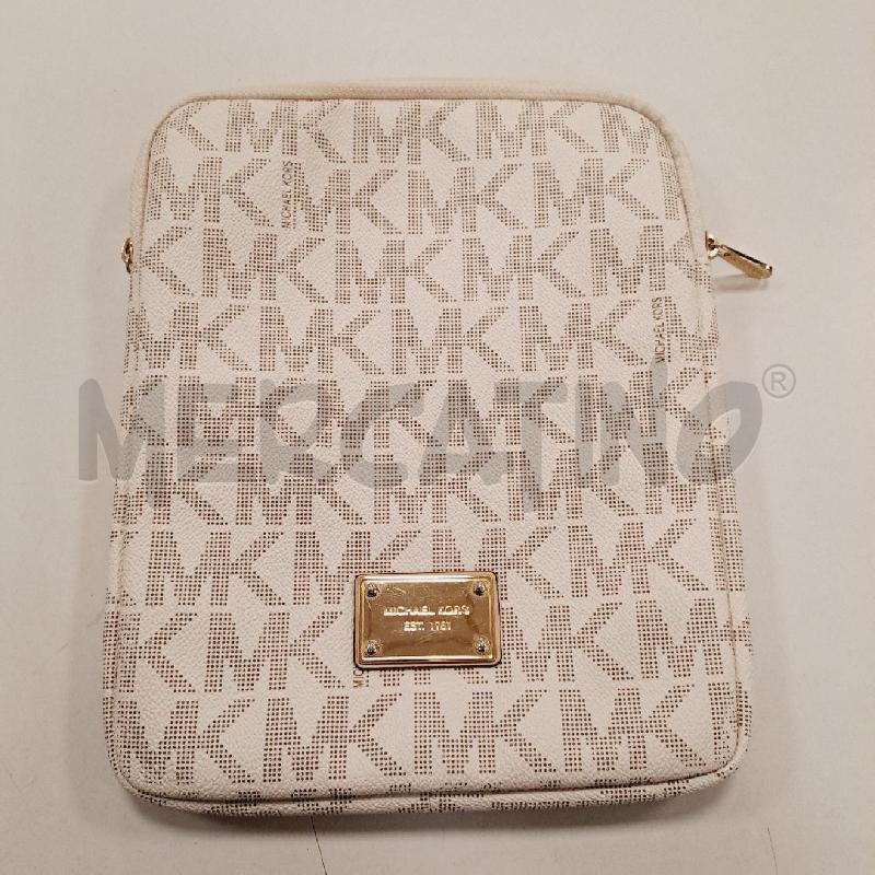 PORTA IPAD MICHAEL KORS AVORIO MONOGRAM | Mercatino dell'Usato Bologna 1