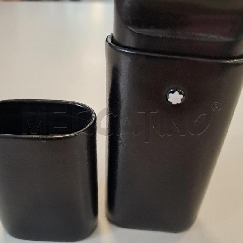 PORTA PENNE MONTBLANC NERO RIGIDO | Mercatino dell'Usato Bologna 5