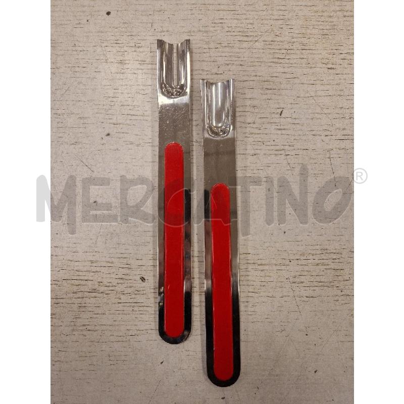 POSATE PZ. 2 ICM MANICO ROSSO | Mercatino dell'Usato Bologna 1