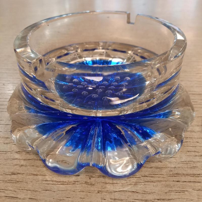 POSA CENERE MURANO PETALI BLU | Mercatino dell'Usato Bologna 3