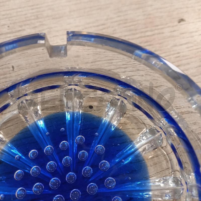 POSA CENERE MURANO PETALI BLU | Mercatino dell'Usato Bologna 4