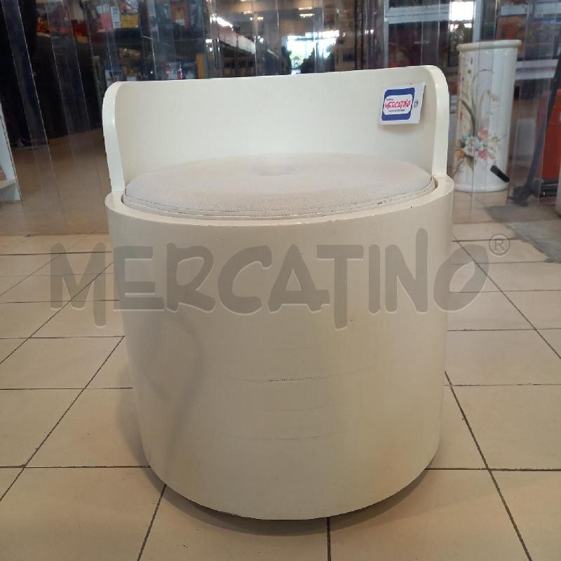 POUF ANNI 70 CON RUOTE | Mercatino dell'Usato Bologna 1