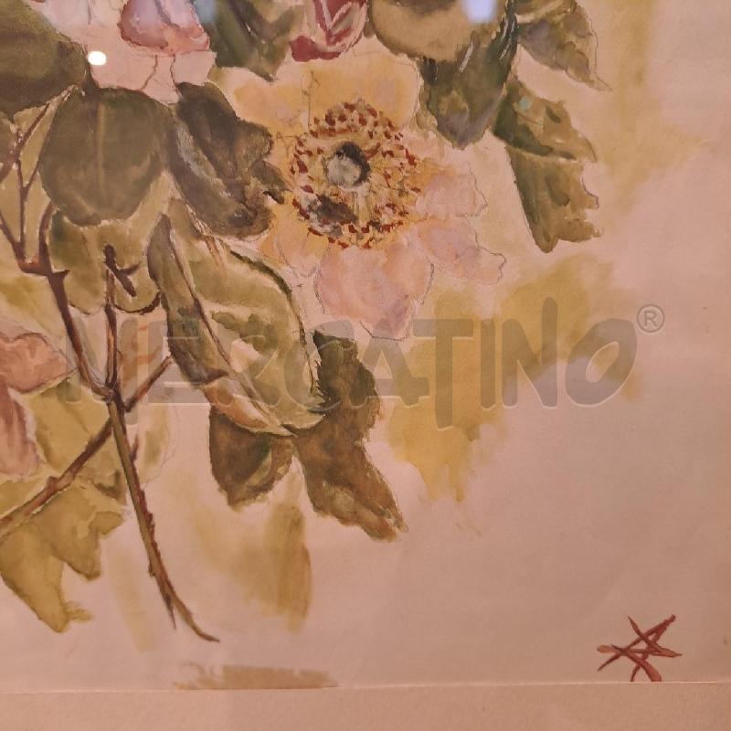 QUADRETTO FIORI ROSA | Mercatino dell'Usato Bologna 2
