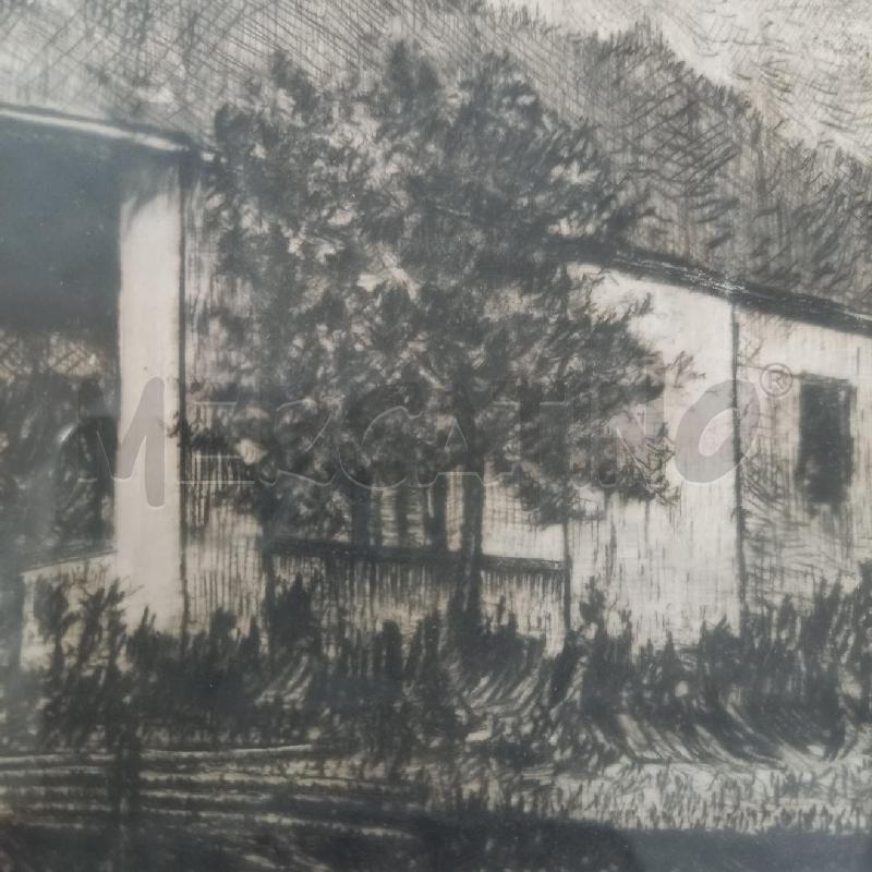 QUADRETTO GRAFICA CHIESA 1970 | Mercatino dell'Usato Bologna 4