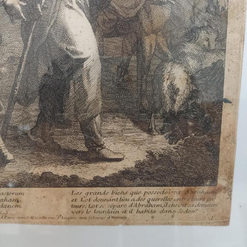 QUADRETTO STAMPA VECCHIA ABRAHAM | Mercatino dell'Usato Bologna 2