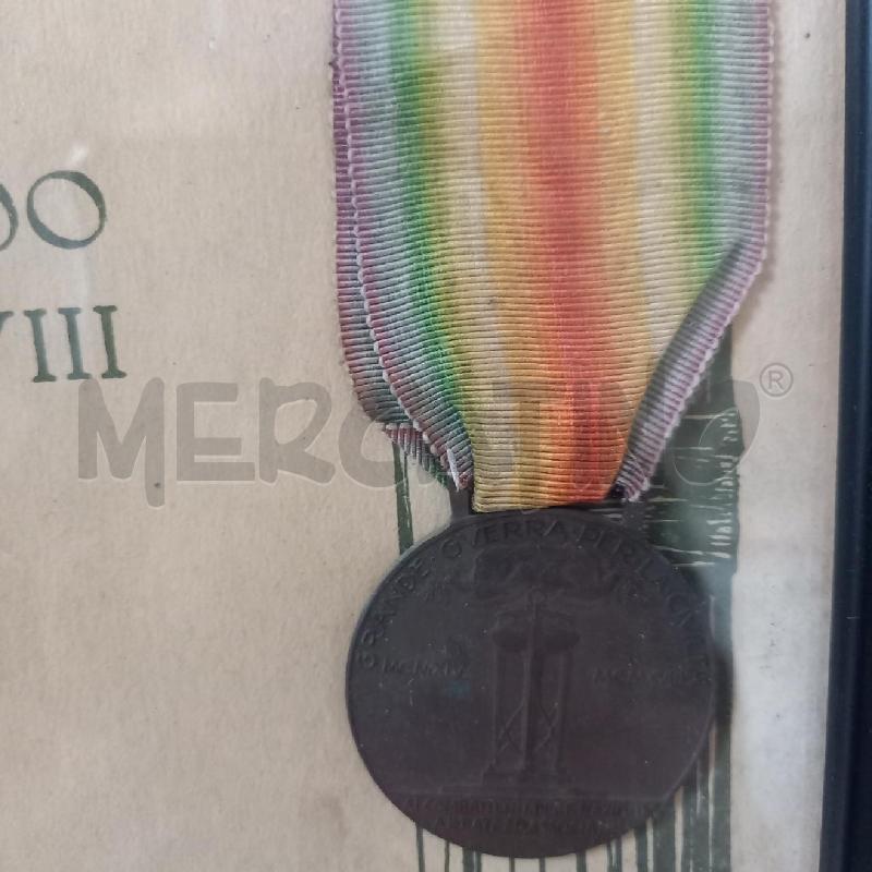 QUADRETTO VECCHIO MEDAGLIA GUERRA | Mercatino dell'Usato Bologna 2