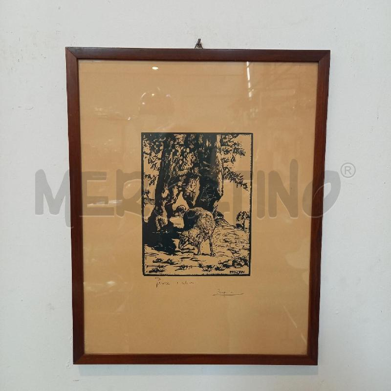 QUADRETTO VECCHIO PASQUINI PECORE | Mercatino dell'Usato Bologna 1