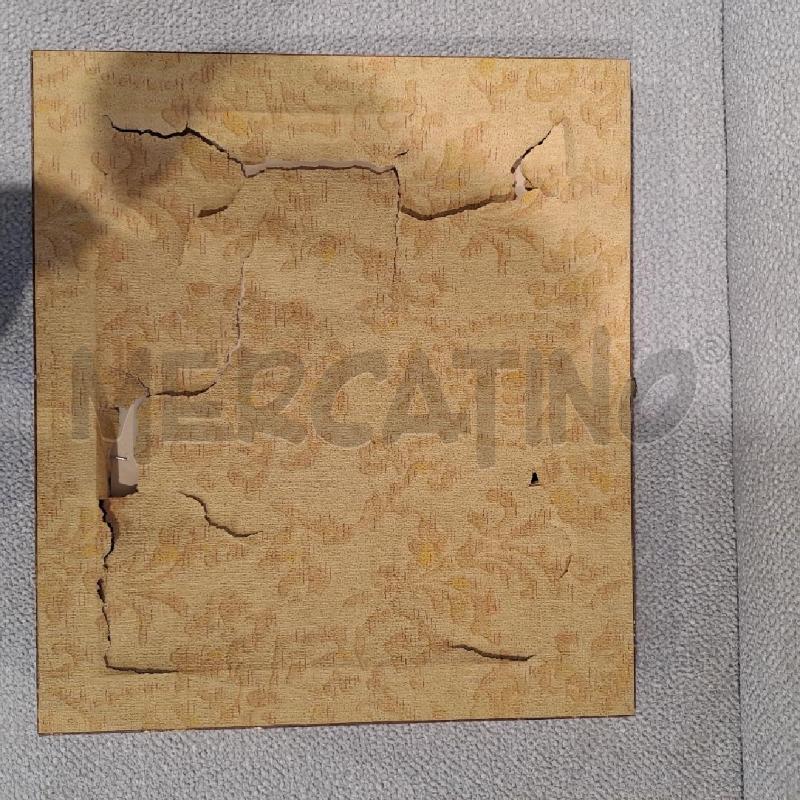 QUADRETTO VECCHIO VEDUTA CON FIGURE E CASETTE | Mercatino dell'Usato Bologna 5