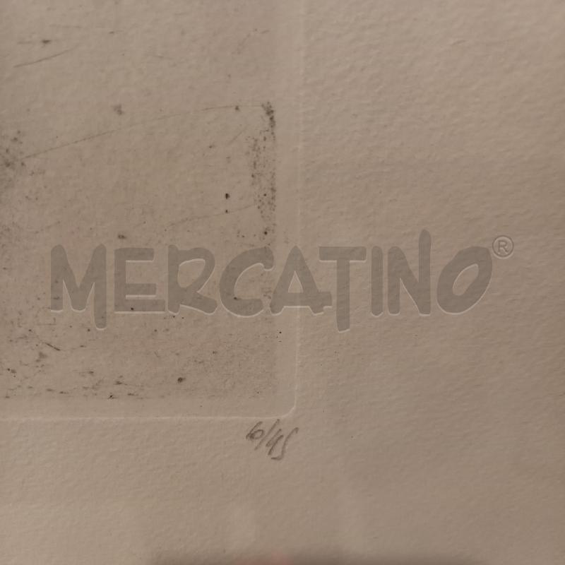 QUADRO ACQUAFORTE FIORE | Mercatino dell'Usato Bologna 3