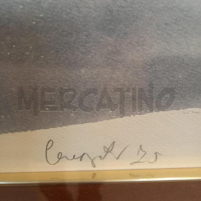 QUADRO ACQUERELLO FIGURA FEMMINILE CHE LEGGE | Mercatino dell'Usato Bologna 2