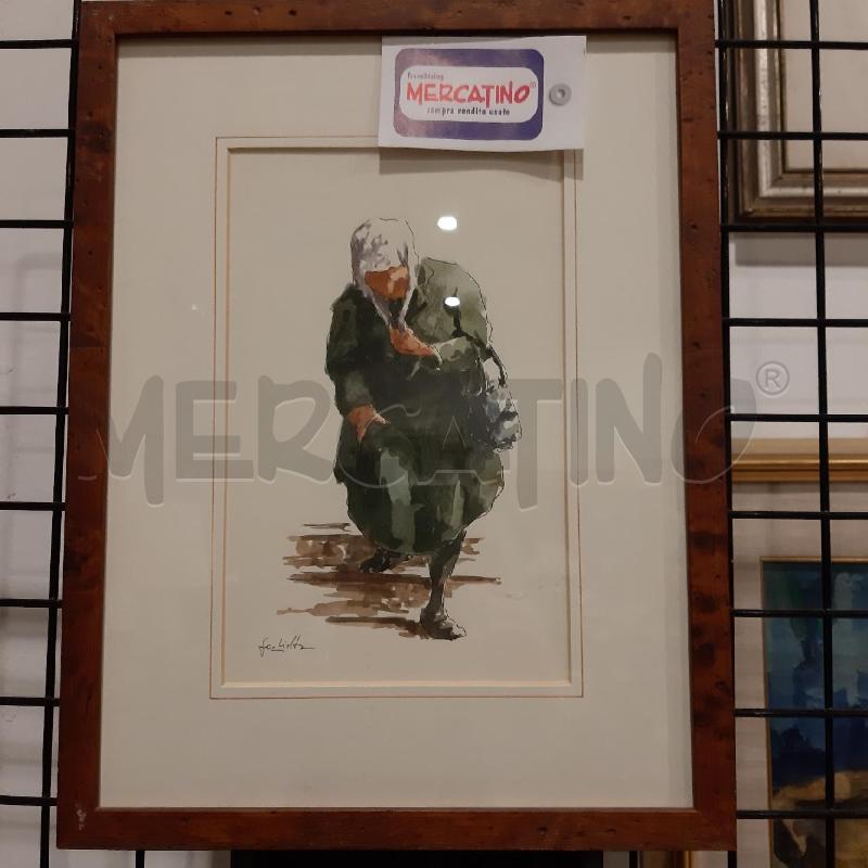 QUADRO ANZIANA CON BORSA  | Mercatino dell'Usato Bologna 1