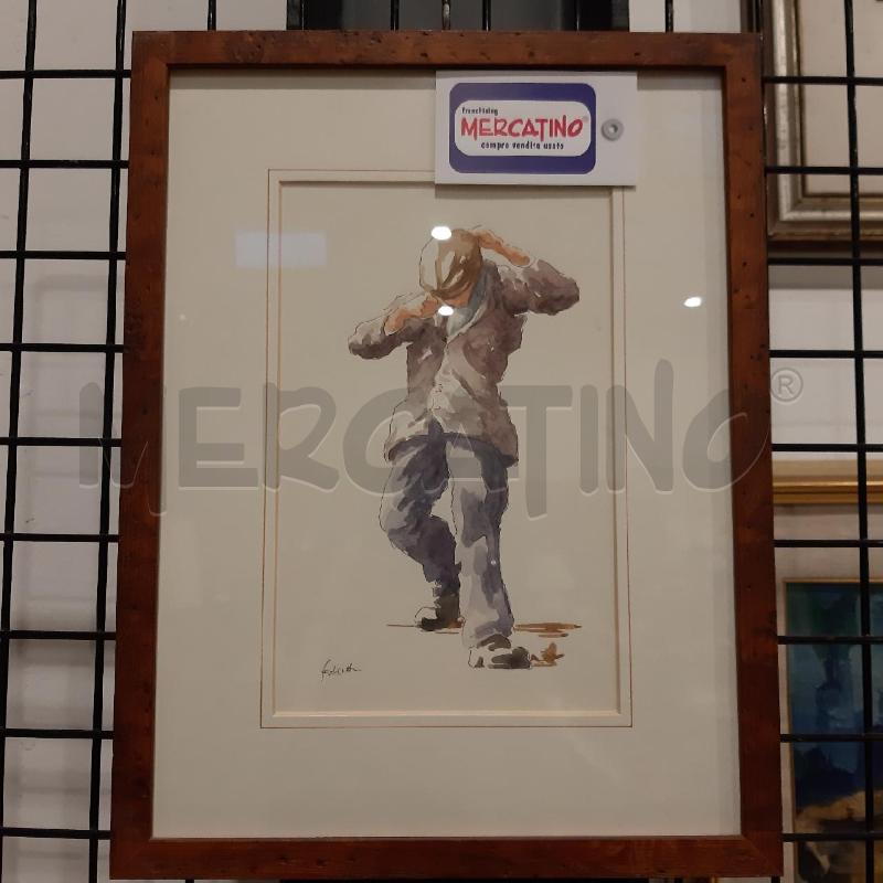QUADRO ANZIANO CON CAPPELLO  | Mercatino dell'Usato Bologna 1