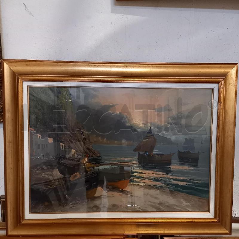 QUADRO BARCHE PESCATORI | Mercatino dell'Usato Bologna 1