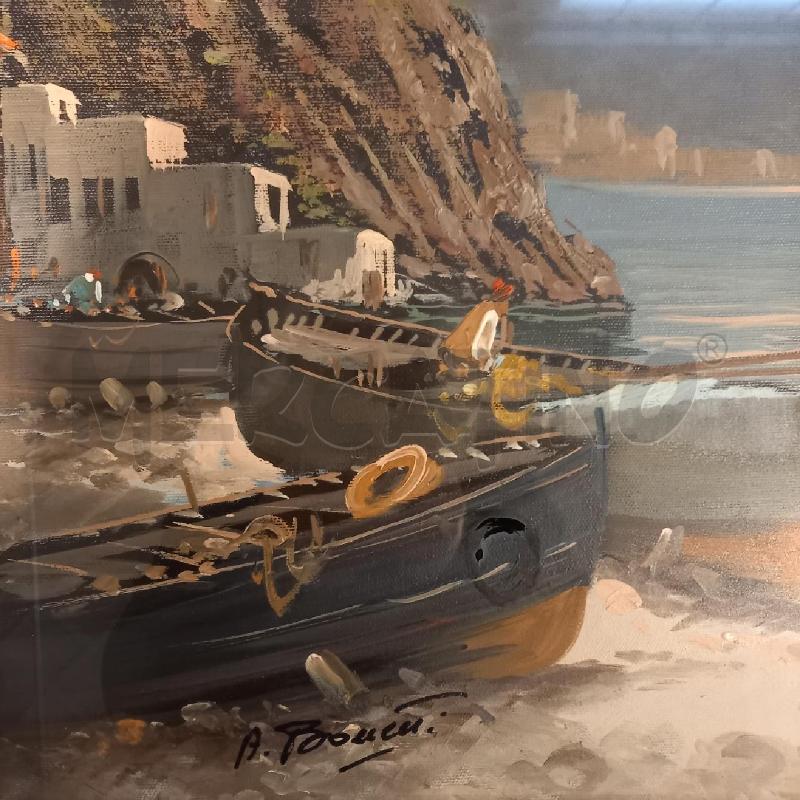 QUADRO BARCHE PESCATORI | Mercatino dell'Usato Bologna 2