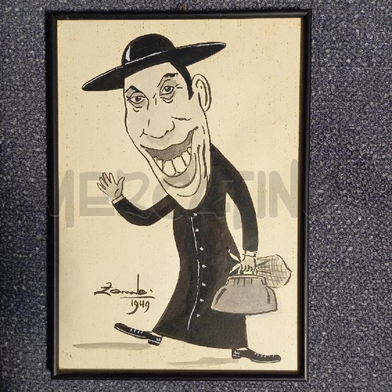QUADRO CARICATURA PERSONAGGIO  | Mercatino dell'Usato Bologna 1