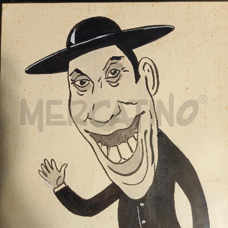 QUADRO CARICATURA PERSONAGGIO  | Mercatino dell'Usato Bologna 3