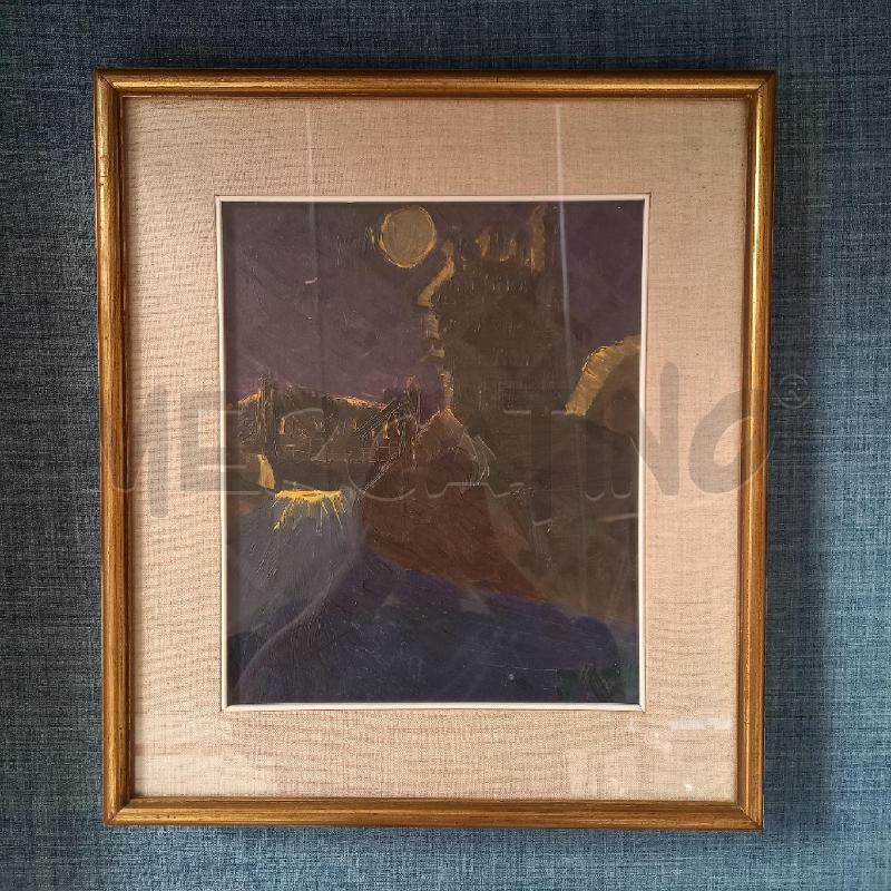 QUADRO CASTELLO SOTTO LA LUNA | Mercatino dell'Usato Bologna 1