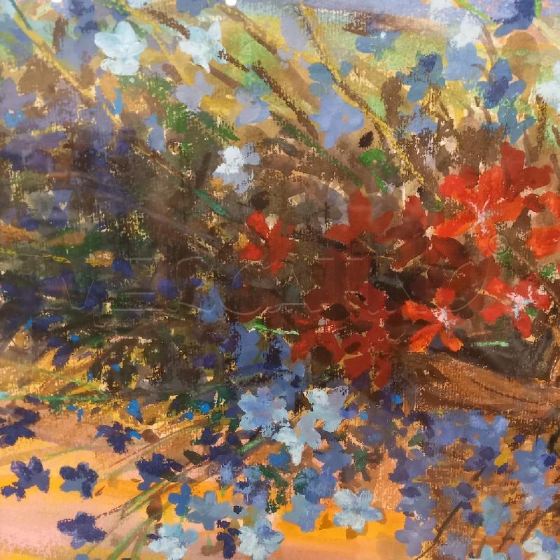 QUADRO CESTO DI BAIA PASTELLO  | Mercatino dell'Usato Bologna 4