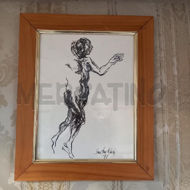 QUADRO CHINA FIGURA FEMMINILE | Mercatino dell'Usato Bologna 1