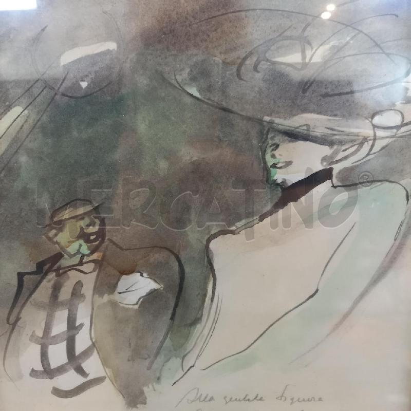 QUADRO COPPIA FIGURE | Mercatino dell'Usato Bologna 4