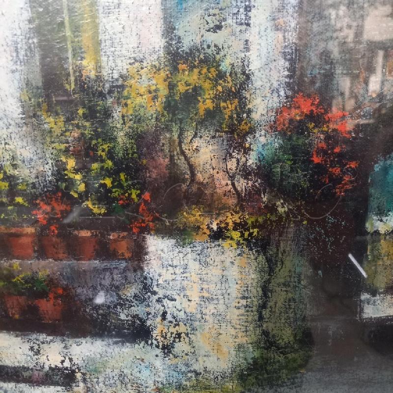 QUADRO CORTILE SCALINI CON ARCO | Mercatino dell'Usato Bologna 3