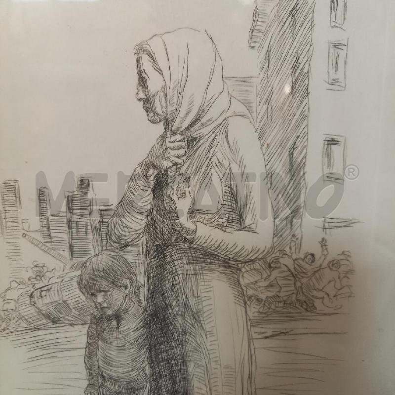 QUADRO DONNA CON BIMBO | Mercatino dell'Usato Bologna 4