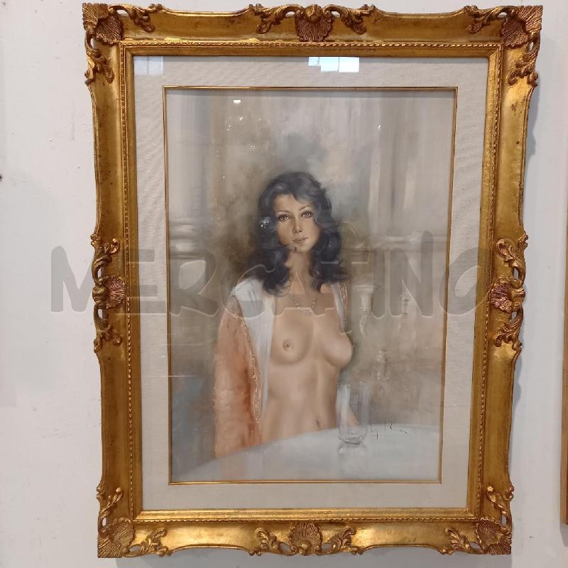 QUADRO DONNA CON COLLANA | Mercatino dell'Usato Bologna 1