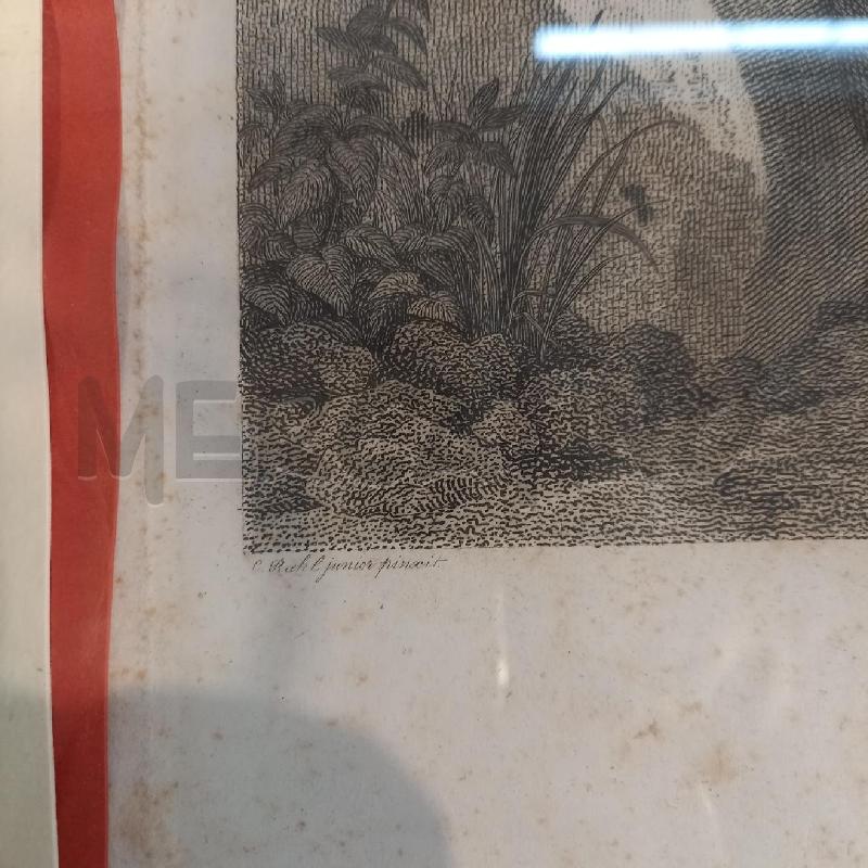 QUADRO DONNA CON LIUTO | Mercatino dell'Usato Bologna 3