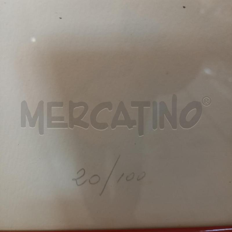 QUADRO DONNA CON MAZZO FIORI | Mercatino dell'Usato Bologna 3